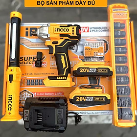 Mua MÁY SIẾT BULONG DÙNG PIN LITHIUM-ION 20V INGCO CIWLI2038 - HÀNG CHÍNH HÃNG