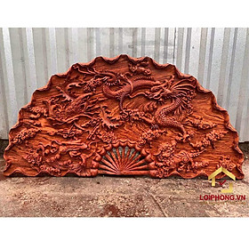 Mua Tranh gỗ tứ linh kích thước dài 100 cm x rộng 50 cm x dày 4 cm