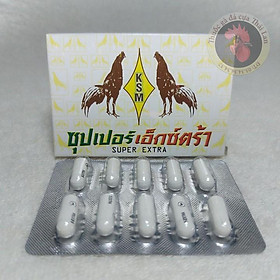 Mua {Super extra} - thuốc gà đá tăng bo - 1 hộp / 10 viên