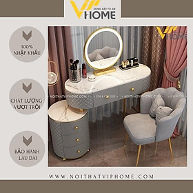 Mua Bàn trang điểm  bàn phấn kèm gương tích hợp đèn LED kèm nút cảm ứng thông minh và ngăn kéo để đồ tện lợi BTD-00164