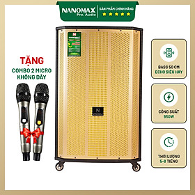 Mua Loa Kéo Công Suất Lớn Nanomax SK-1801 Bass 5 Tấc 50cm Công Suất 950w Karaoke Bluetooth Hàng Chính Hãng