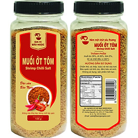 Muối Ớt Tôm Hũ 125g - Đặc sản muối Tây Ninh