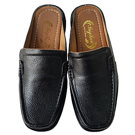 Dép Bít Đầu Nam BIGGBEN Da Bò Thật Cao Cấp SB133