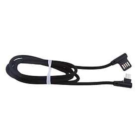 Android Micro USB Charging Cables USB Charge Data Transmission Double Bend Head Design