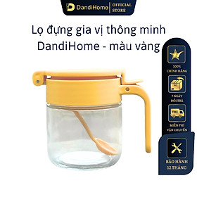 Lọ đựng gia vị, hũ đựng gia vị thủy tinh và nhựa PP DandiHome sang trọng, bền, đẹp, tiện lợi