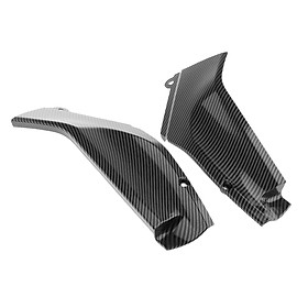 Motorcycle Carbon Fiber Gas Tank Side Cover Fairings for Yamaha R1 Black