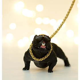 Tượng Chú Chó Bull Trang Trí Xe Ô Tô, Xe Hơi, Phòng Làm Việc