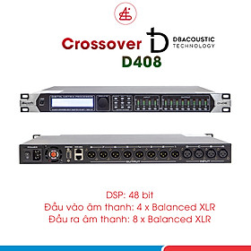 Mua Crossover số DBACOUSTIC D408  4 IN 8 OUT  hàng chính hãng