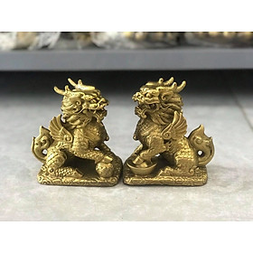 Mua kỳ lân bệ vuông bằng đồng