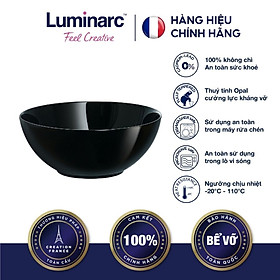 Mua Bộ 6 Tô Thuỷ Tinh Luminarc Diwali Đen 18cm - LUDIP0864