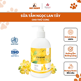 Sữa Tắm Charmie Ngọc Lan Tây Cho Thú Cưng - Hương Thơm Bền Lâu, Dưỡng Lông 280ml Fivevet