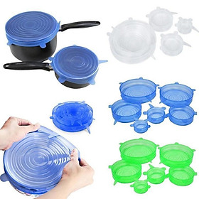 Mua BỘ 6 NẮP ĐẬY THỨC ĂN THỰC PHẨM