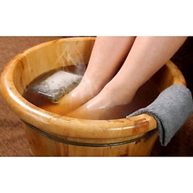 Mua Túi 100 gói Thảo Dược Ngâm Chân Đông Y Gừng Ngải Thuần Mộc