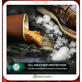 Thảm lót sàn ô tô nhựa TPU silicon Audi A4 B8 (Typ 8K) 2008-2016 Nhãn hiệu Macsim