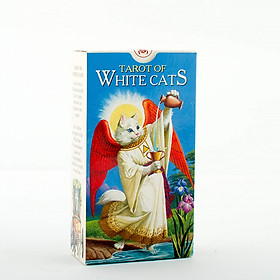 Bài Tarot Of White Cats 78 Lá Bài Tặng File Tiếng Anh Và Đá Thanh Tẩy