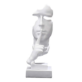Resin Silent Figurine Handmade Statue Art Decor Gift Home Ornament