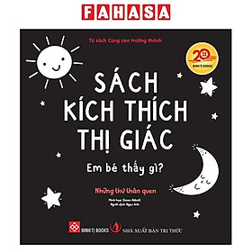 Sách - Sách Kích Thích Thị Giác - Em Bé Thấy Gì? - Những Thứ Thân Quen