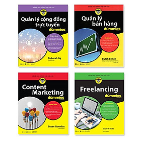 Quản Lý Bán Hàng For Dummies + Freelancing for Dummies + Quản Lý Cộng Đồng Trực Tuyến For Dummies+ Content Marketing For Dummies