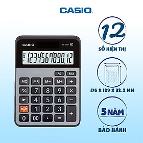 Máy Tính Casio MX-120B hiển thị 12 số