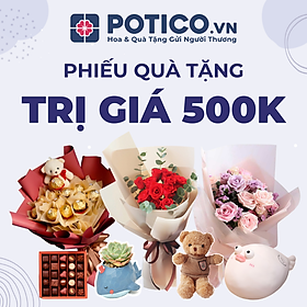 Hình ảnh Toàn quốc [E-Voucher] Phiếu quà tặng trị giá 500k, áp dụng cho mọi sản phẩm tại web/app Potico.vn