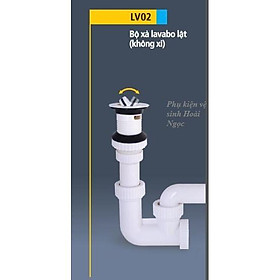 LV02 - Bộ cả lavabo lật (không xi)