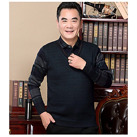 Áo Len Trung Niên Lót Lông Cừu Sang Trọng Siêu Ấm SAL240