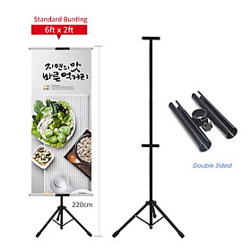 Mua STANDEE CHỮ T STANDEE CHỮ THẬP GIÁ ĐỂ TRANH 2 MẶT TĂNG GIẢM 60X160CM 80X180CM