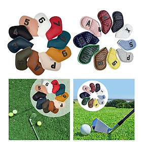 20x Golf Iron Headcover 3-9,P,S,A Club Embroidery Number Set