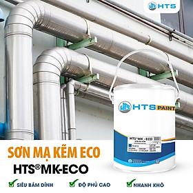 Sơn mạ kẽm HTS MK-ECO thùng 3Kg - Sơn nhanh khô, Độ bền màu cao, Chống rỉ tốt