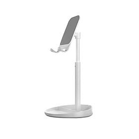 K5S Angle Adjustable Phone Desktop Stand Holder Portable Tablet Aluminum Alloy Holder Compatible with All iPhone Smart