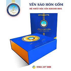 [Hộp 50/100g] Yến Sào Khánh Hoà Tinh Chế Cao Cấp V1 - Yến Sào Hòn Gốm Chính Hiệu Khánh Hoà - HON GOM SANLANGANES NEST