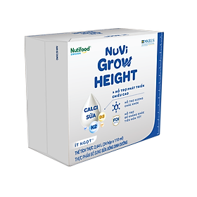 Thùng 24 hộp SBPS Nuvi Grow Height 1+ hỗ trợ phát triển chiều cao hộp 110ml