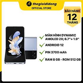 Điện thoại Samsung Galaxy Z Flip4 5G (8 GB/512 GB) - Hàng chính hãng