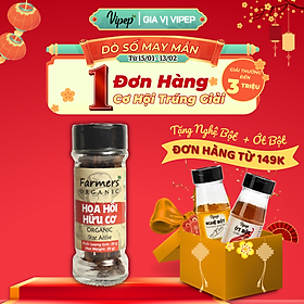 Hoa Hồi Nguyên Cánh Farmers' Organic Vipep Hũ Thủy Tinh 20g