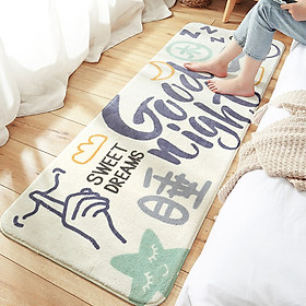 Thảm trải sàn phòng ngủ, thảm phòng khách cao cấp sợi cotton siêu êm, thảm trang trí decor phòng - Hàng chính hãng