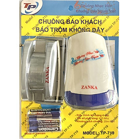 Mua Chuông báo khách báo trộm không dây Zanka TP-719 ( Hàng Chính Hãng )
