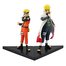 Bộ 2 mô hình Uzumaki Naruto vs  Namikaze Minato cực đẹp Cao 16cm