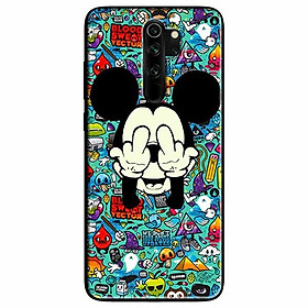 Ốp lưng in cho Redmi Note 8 Pro Mẫu Chuột Che Mắt