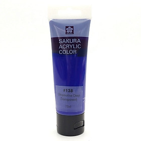 Màu Vẽ Acrylic Sakura 75ml - Màu Ultramarine Deep