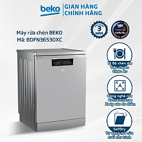 Mua Máy Rửa Chén Độc Lập BEKO Dung Tích 15 Bộ  Rửa Góc Tăng Cường CornerIntense  Tiết Kiệm Điện A++  BDFN36530XC - Hàng Chính Hãng