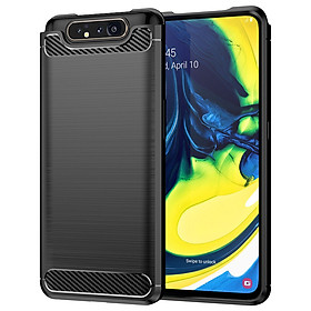 Ốp lưng chống sốc Vân Sợi Carbon cho Samsung Galaxy A80  - hàng chính hãng