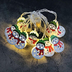 Mua Dây Đèn Trang Trí Giáng Sinh Dễ Lắp Đặt dùng pin AA  đèn Noel Christmas light interior decorate accessory