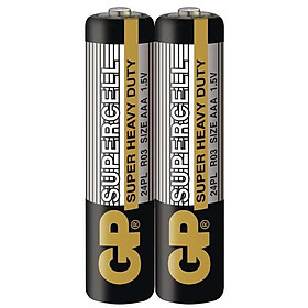 Vỉ 2 Pin Đũa GP Supercell Super Heavy Duty AAA 1.5V - GP 24PL-2S2