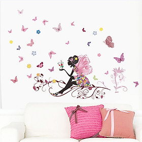 Mua 3D Wall Decor Sticker Fashion Butterfly Flower Wall Sticker ...