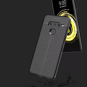 Ốp lưng LG V50 giả da chống sốc Auto Focus - Hàng nhập khẩu