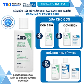 Sữa rửa mặt giúp làm sạch sâu dành cho da dầu CeraVe Foaming Cleanser