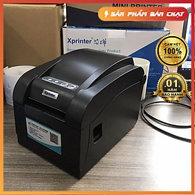 Máy in mã vạch,máy in đơn hàng, máy in nhiệt  Xprinter XP-350B -(cổng USB-Tốc độ in 152mm/s) - Hàng chính hãng