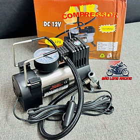 Máy nén khí mini 12V Bơm hơi Ô tô , Thiết Kế Hiện Đại Gọn Nhẹ, Dễ Dàng Mang Theo, Không Cồng Kềnh， xe máy chuyên dụng, Chân đế chống va đập Dễ dàng Di chuyển