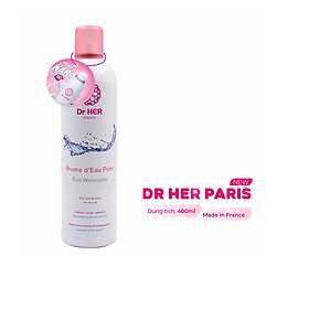 [ Tặng chai 150ml ] Xịt khoáng cấp ẩm da Dr HER Paris_400ML