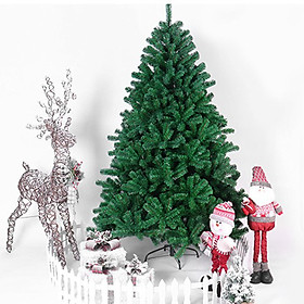 Christmas Tree with Metal Stand for Office Scene Decoration